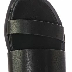 Bamboo Sidekick02 Flatform Wide Band Sandal - Women Molded Footbed Quarter Strap