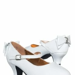 Little Angel Tasha922 Kids Block Heel Mary Jane Pump - Girl Wedding Dress Shoes