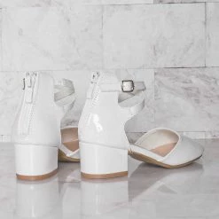 Lucky Top Gallery76K Girls Dress High Heel DOrsay Pump, Kids Size Strappy Formal Shoes New