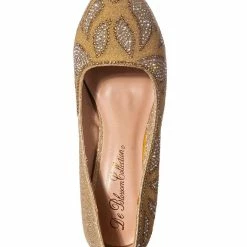 Blossom New Kinko Rhinestone Glitter Hidden Platform Pump - Women Heel