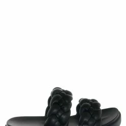 Soda New Popup Molded Footbed Braided Slide - Women Slip On Sandal